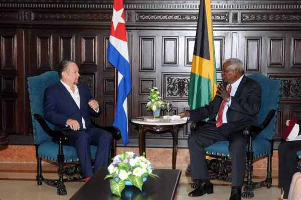 Recibe Estaban Lazo a titular del Senado de Jamaica Recibe Estaban Lazo a titular del Senado de Jamaica